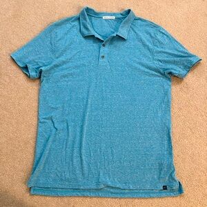 Threads 4 Thought (3) button down collar short sleeve shirt.